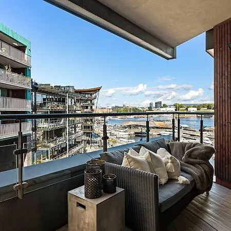 アパート Seafront At Aker Brygge オスロ